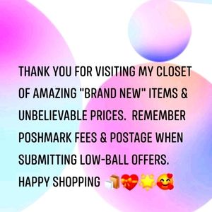 BRAND NEW-NEVER USED ITEMS